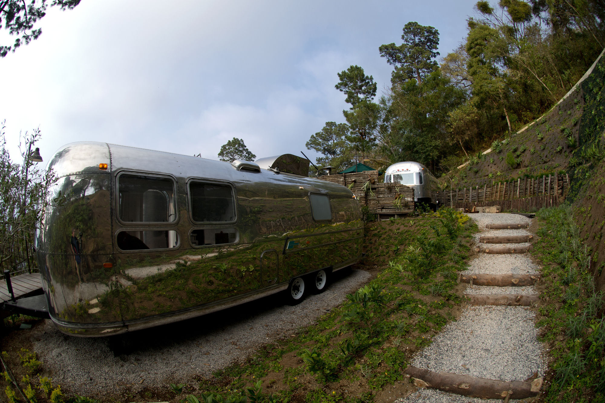Hotel Museo Spa Casa Santo Domingo Antigua Eksteriør billede Airstream trailer at the 2008 Monterey Bay Air & Film Festival